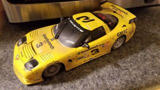 2001 3 1/18 Dale Earnhardt Jr.  & Sr.  Gm Goodwrench Corvette C5r Raced Version