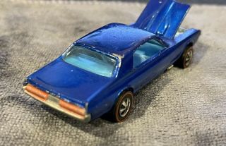 Hot Wheels Redline - Early Custom Cougar in Blue w/ a Blue interior Good 2