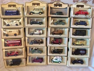 Bundle Of 24 Vintage Diecast Models In Days Gone By Lledo Great For Collectors
