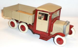 Britains Toys - Army 6 - Wheeled Tipper Lorry With Driver (pre - War C.  1935?)