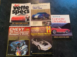 Corvette Guides/manuals - 5 Book Set - 1984 - 1996 - Chevy Tpi Fuel & Detailing