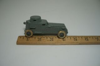 Tootsie Toy 1938 Pre War U.  S.  Army Armored Tank Metal Toy Car Vehicle