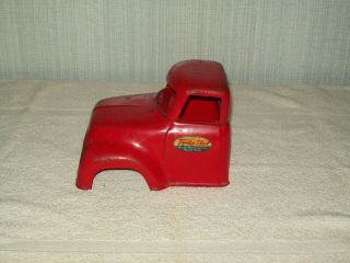 Tonka 1954 1955 Red Truck Cab Assembly 7