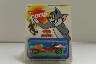 Corgi Junior No: 38 " Tom And Jerry Go - Kart " - Orange (1980/unopened)