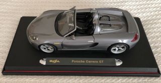 Maisto Bonus Showroom Display Model Porsche Carrera Gt 1:18 Scale