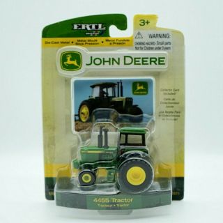 John Deere 4455 Tractor W/duals & Cab Ertl 1/64th Scale Die - Cast Collector Card