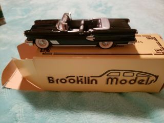 Brooklin Models 1:43 Scale 1958 Pontiac Bonneville Convertible (black) 25