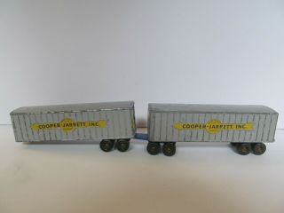 Vintage Lesney Matchbox - Inter - State Double - Freighter Trailers (9) - Some Wear