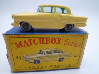 Vintage Matchbox Lesney No.  45a Vauxhall Victor 1958 Spw