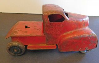 Vintage 1930’s Marx Red Truck Cab Pressed Steel (c44)