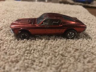 Hotwheels Redlines Custom Mustang Red USA. 2