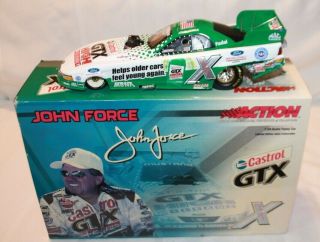 Action 1:24 Scale John Force Castrol Gtx High Mileage 2003 Mustang Funny Car