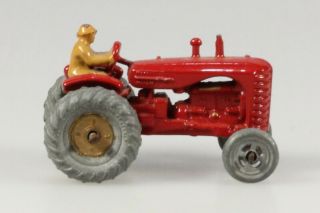 Lesney Matchbox 4 Massey Harris Tractor,  Made In England,  Ex