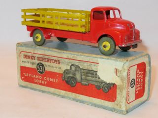 Dinky 531 Leyland Comet Lorry.  Lovely Model In Complete Box.
