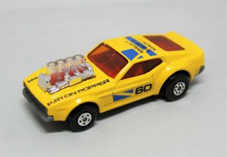 Matchbox Lesney Superfast No10 Mustang Piston Popper In " Yellow With Mach 1 "