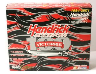 Hendrick Motorsports 100 Victories Set Die Cast Car 8 Pewter Figurines 1984 - 2001 2