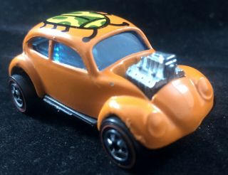 1967 Orange Bug Top Redline Hot Wheels Custom Volkswagen