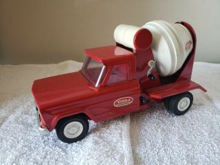 Vintage Tonka Toy Pressed Steel Jeep Truck Cement Mixer