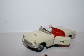 Vintage 1962 - 68 Dinky Toy Meccano Mg Mgb Model Sports Car 113 Diecast England