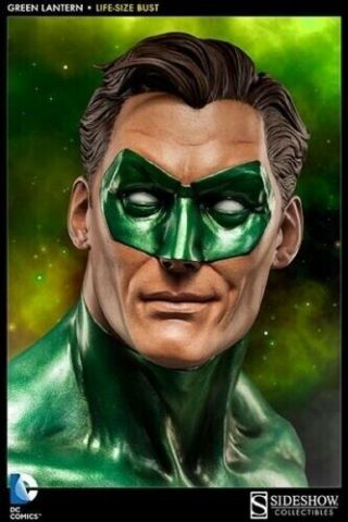 Green Lantern Life - Size Bust By Sideshow Collectibles 50/350