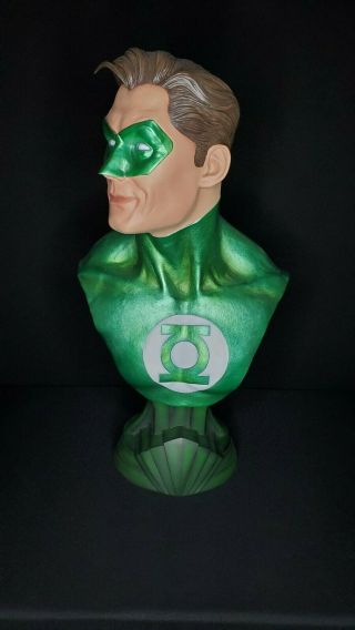 Green Lantern Life - Size Bust By Sideshow Collectibles Ap Previously Displayed