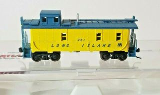 Atlas Trainman N Scale 35548 - Steel Cupola Caboose Long Island Railroad C - 91