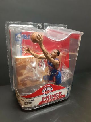 Tayshaun Prince Detroit Pistons Action Figure McFarlane ' s Sportspicks NBA 3