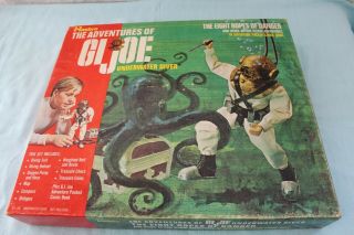 Adventure Of Gi Joe Underwater Diver Eight Ropes Of Danger Box 7950