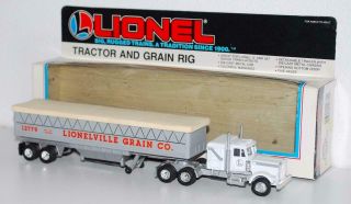 Lionel 6 - 12779 Lionelville Grain Co.  Tractor And Grain Truck Die Cast Rig 18 O G