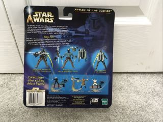 Star Wars AOTC - Jango Fett W/ Electronic Jet Pack & Snap - on Armor - Hasbro 2