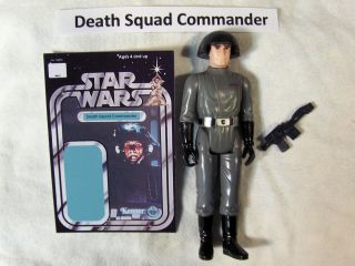 Star Wars Death Squad Commander 1977 H.  K.  W/ Mini Card Back Complete