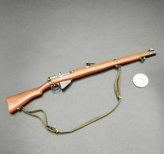 Miniature 1/6 Scale British Lee Enfield Rifle Mkiii Ww2 Did Wwii Elite Force Bbi