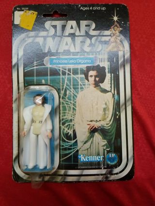 Vintage 1977 Star Wars Princess Leia 12 Back Moc