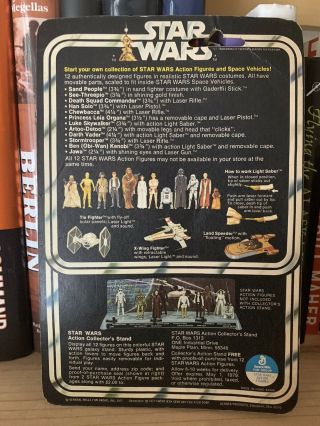 1977 Kenner Star Wars 12 Back - B Sand People Ungraded 3
