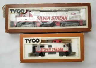 Ho Scale Tyco Silver Streak Bundle - Caboose And Locomotive 4301