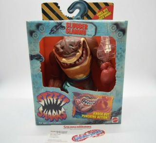 Vintage Mattel Street Sharks Slugger Slammu Action Figure 1995 Series 4
