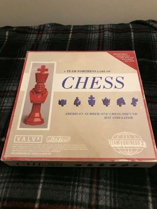 Team Fortress 2 Red Vs Blue Chess Set
