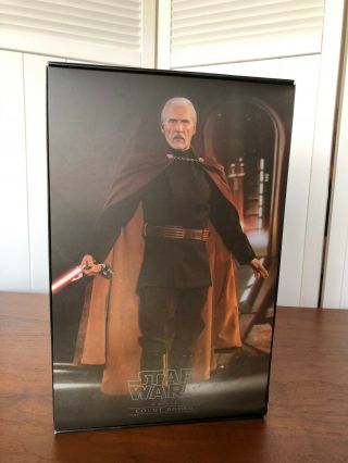 Hot Toys Star Wars II Attack Of The Clones Count Dooku MMS496 1/6 Scale Sideshow 3