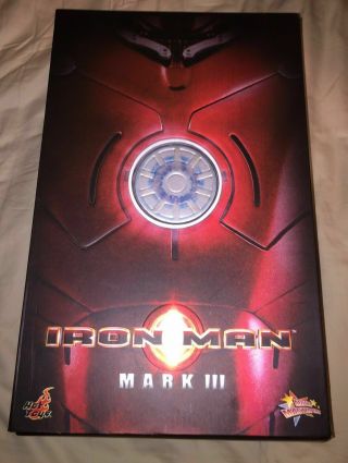 1/6 Hot Toys Iron Man Mark Iii Collector Edition Action Figure Mms75