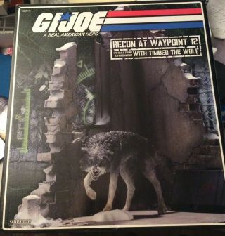 Sideshow Collectibles G.  I.  Joe Recon At Waypoint 12 1/6 Scale With Timber Thewolf