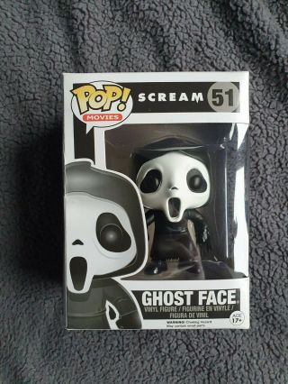 Funko Pop Vinyl Ghost Face Scream Box Damage