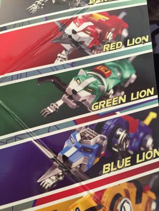 VOLTRON DEFENDER OF THE UNIVERSE 30TH ANNIVERSARY COLLECTOR ' S SET 6