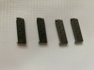 Wwii Us Army 442nd Infantry Regiment 45 Pistol Clips X 4 1/6th Scale Accessories