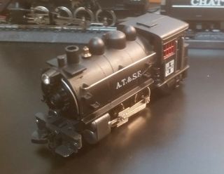 Vintage Life - Like Ho Scale At&sf Santa Fe 0 - 4 - 0 98 Steam Locomotive Switcher