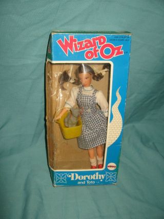Vintage 1974 Mego The Wizard Of Oz Dorothy And Toto Action Figure Bl8