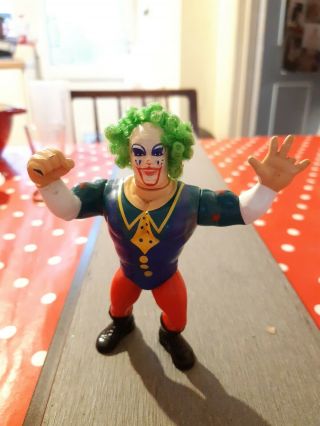 Wwf/wwe Doink The Clown Hasbro Wrestling Figure 1993 (with One Finger Missing)