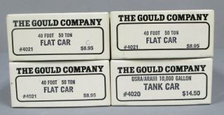 The Gould Company Ho Assorted Kits And Cars (4) /box