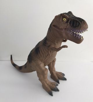 Toys " R " Us Maidenhead T Rex Tyrannosaurus Soft Rubber Dinosaur Figure Toy 21”