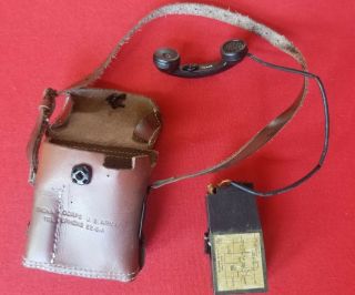 1/6 World War Two Radio 2nd Armored Division Mp Radio Set From Did.