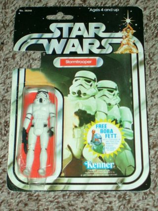 Vintage Star Wars 1979 Kenner Stormtrooper Anh 20 Back Card Moc Afa It